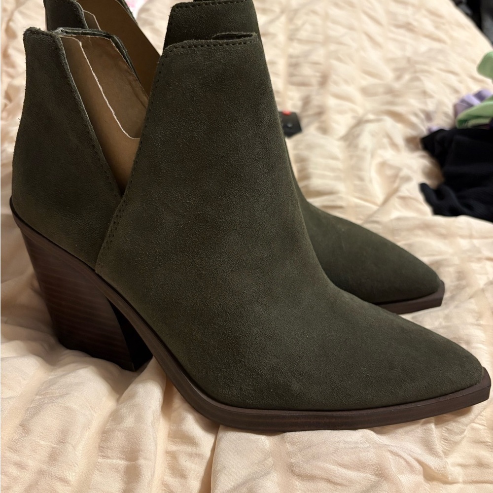 Vince Camuto Forest Suede Ankle Booties